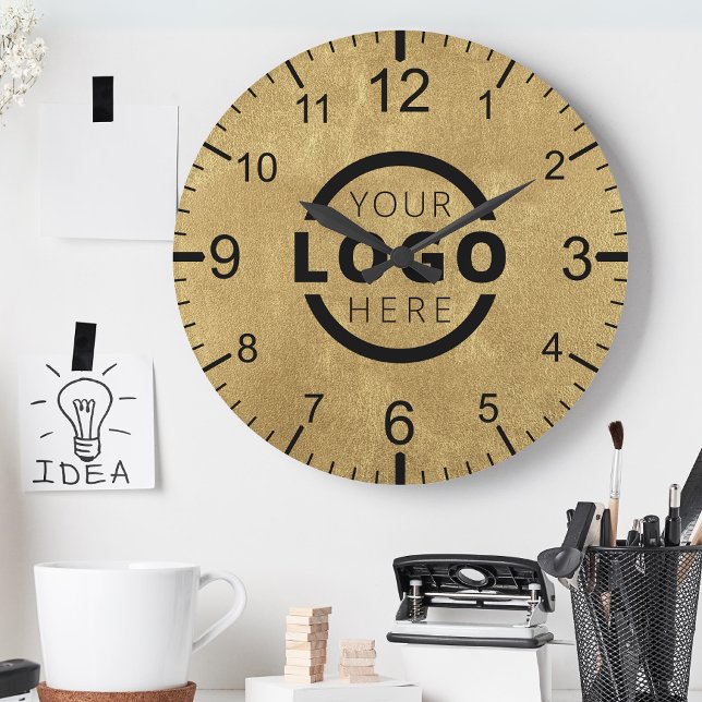 Anpassningsbar Company Logotyp Promotional Branded Rund Klocka (Skapare uppladdad)