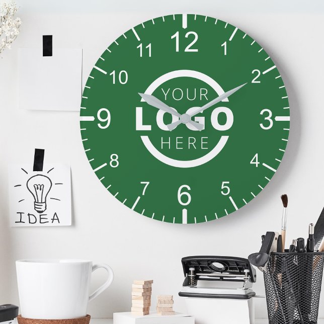 Anpassningsbar Company Logotyp Promotional Branded Rund Klocka (Skapare uppladdad)