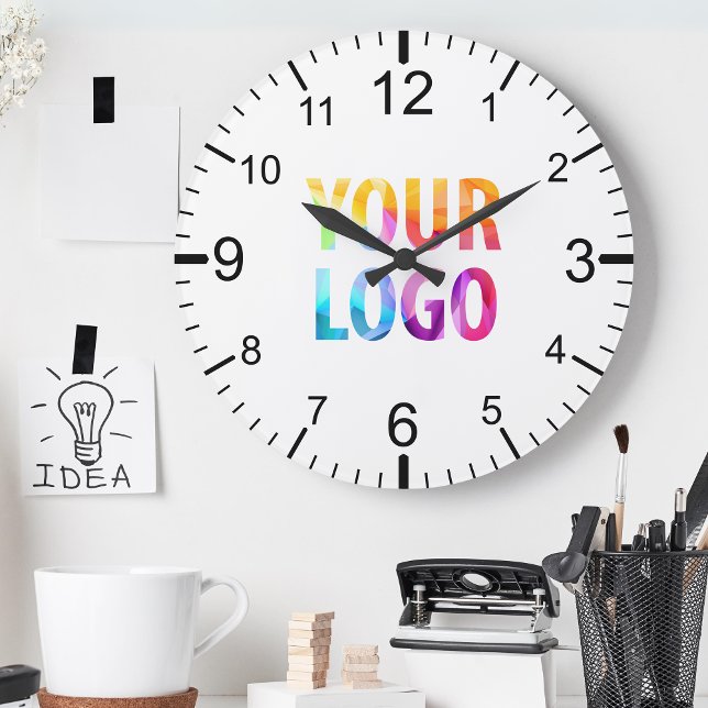 Anpassningsbar Company Logotyp Promotional Branded Rund Klocka (Skapare uppladdad)