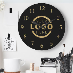 Anpassningsbar Company Logotyp Promotional Branded Stor Klocka