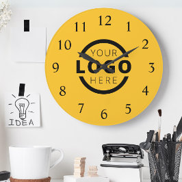 Anpassningsbar Company Logotyp Promotional Branded Stor Klocka