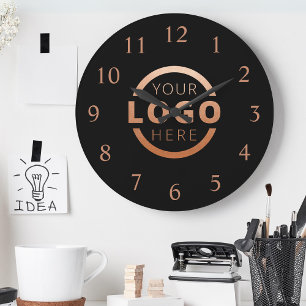 Anpassningsbar Company Logotyp Promotional Branded Stor Klocka