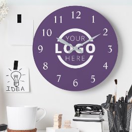 Anpassningsbar Company Logotyp Promotional Branded Stor Klocka