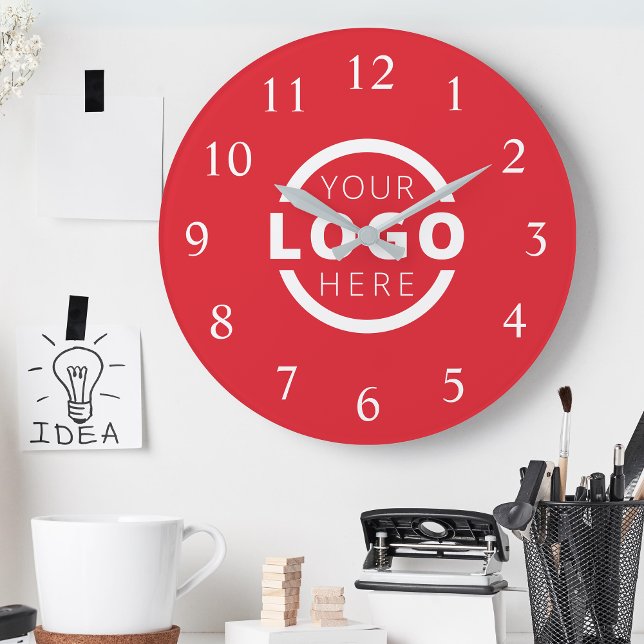 Anpassningsbar Company Logotyp Promotional Branded Stor Klocka (Skapare uppladdad)