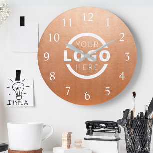 Anpassningsbar Company Logotyp Promotional Branded Stor Klocka