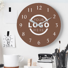 Anpassningsbar Company Logotyp Promotional Branded Stor Klocka