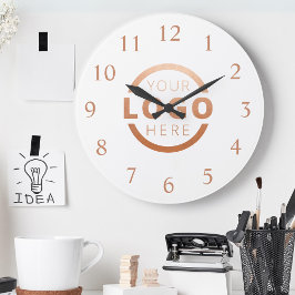 Anpassningsbar Company Logotyp Promotional Branded Stor Klocka