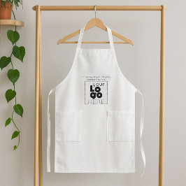 Anpassningsbar Company Logotyp Promotional Uniform Långt Förkläde