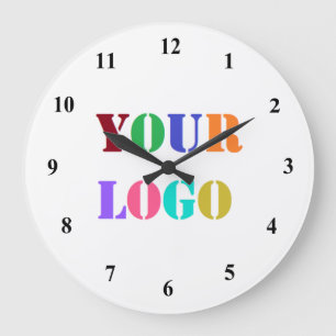 Anpassningsbar Company Logotyp Promotive Personlig Stor Klocka