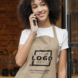 Anpassningsbar Company Logotyp Promotive Uniform Långt Förkläde