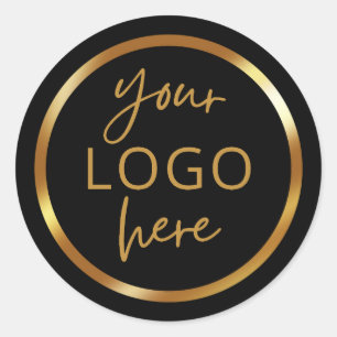 Anpassningsbar Company Logotyp Runt Klistermärke