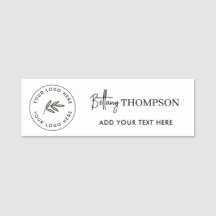 Anpassningsbar Company Logotyp Script Monogram