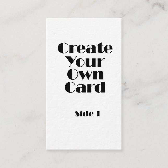 Anpassningsbar Company Logotyp Skapar ditt eget Af Visitkort (Framsida)