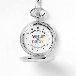 Anpassningsbar Company Logotyp Text - Business Gif Armbandsur