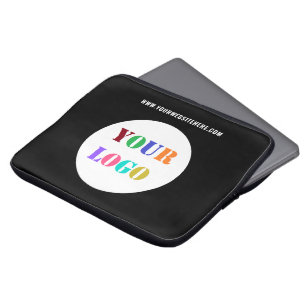 Anpassningsbar Company Logotyp Text Business Lapto Laptop Fodral