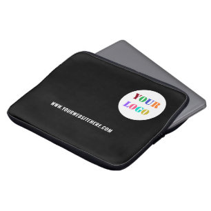 Anpassningsbar Company Logotyp Text Business Lapto Laptop Fodral