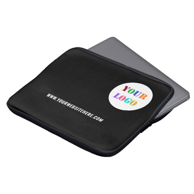 Anpassningsbar Company Logotyp Text Business Lapto Laptop Fodral (Framsida topp)