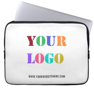 Anpassningsbar Company Logotyp Text Business Lapto Laptop Fodral