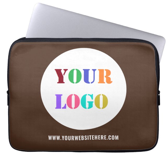 Anpassningsbar Company Logotyp Text Business Lapto Laptop Fodral (Framsidan)