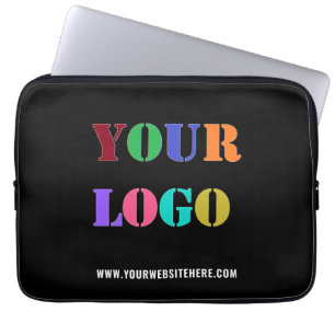 Anpassningsbar Company Logotyp Text Business Lapto Laptop Fodral