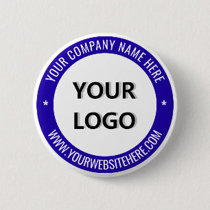 Anpassningsbar Company Logotyp Text Business Promo Knapp