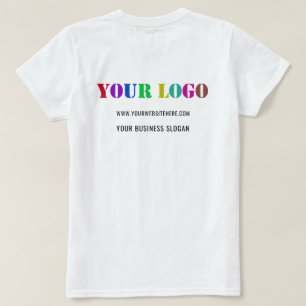 Anpassningsbar Company Logotyp Text Business T-Shi T Shirt