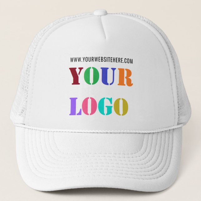 Anpassningsbar Company Logotyp Text Business Truck Keps (Framsida)