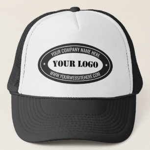 Anpassningsbar Company Logotyp Text Business Truck Keps