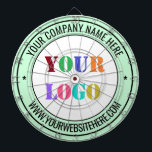 Anpassningsbar Company Logotyp Text Dart Board - D Darttavla<br><div class="desc">Anpassningsbar Färg och teckensnitt - Teckenkort med Logotypen Ditt företag eller Photo and Namn webbplats eller Anpassningsbar Text Promotional Business eller Modern Personal Dartboard / Gift - Add Your Logotyp - Image - Photo or QR Code / Namn - Company / Website eller other Information / text - Ändra storlek...</div>