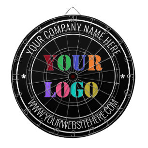 Anpassningsbar Company Logotyp Text Dart Board-mal Darttavla