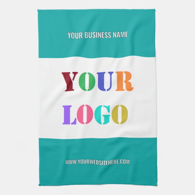 Anpassningsbar Company Logotyp Text Kitchen Towel  Kökshandduk (Vertikal)