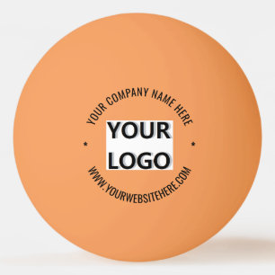 Anpassningsbar Company Logotyp Text Ping Pong Boll