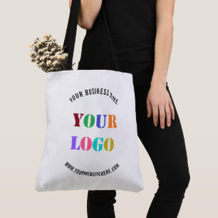 Anpassningsbar Company Logotyp Text Toot eller Cro Tygkasse