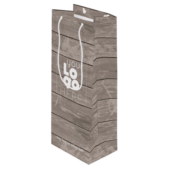 Anpassningsbar Company Logotyp Troden Print Pappra (Framsidan Vinklad)