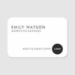 Anpassningsbar Company Namn Badge - Professionell  Namnbricka