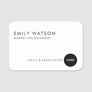 Anpassningsbar Company Namn Badge - Professionell Namnbricka