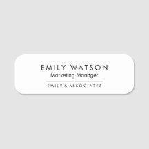 Anpassningsbar Company Namn Badge - Professionell 