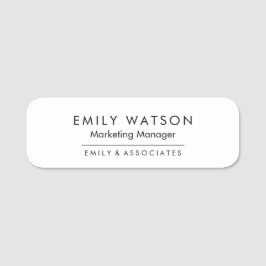Anpassningsbar Company Namn Badge - Professionell  Namnbricka