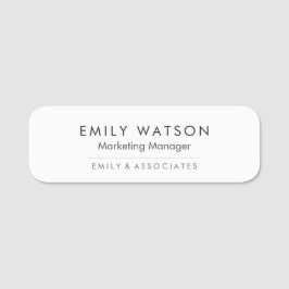 Anpassningsbar Company Namn Badge - Professionell  Namnbricka