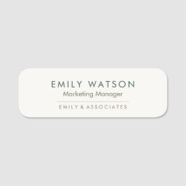 Anpassningsbar Company Namn Badge - Professionell  Namnbricka