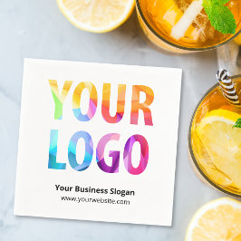 Anpassningsbar Company Promotional Business Logoty Pappersservett