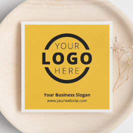 Anpassningsbar Company Promotional Business Logoty Pappersservett