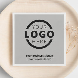 Anpassningsbar Company Promotional Business Logoty Pappersservett