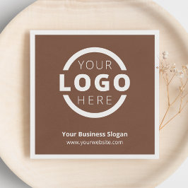 Anpassningsbar Company Promotional Business Logoty Pappersservett