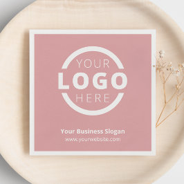 Anpassningsbar Company Promotional Business Logoty Pappersservett