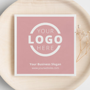 Anpassningsbar Company Promotional Business Logoty Pappersservett