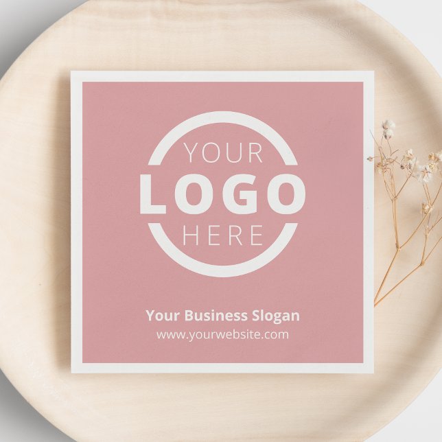 Anpassningsbar Company Promotional Business Logoty Pappersservett (Skapare uppladdad)