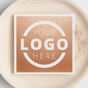 Anpassningsbar Company Promotional Business Logoty Pappersservett