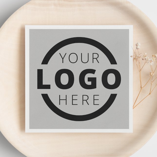 Anpassningsbar Company Promotional Business Logoty Pappersservett (Skapare uppladdad)