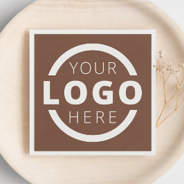Anpassningsbar Company Promotional Business Logoty Pappersservett